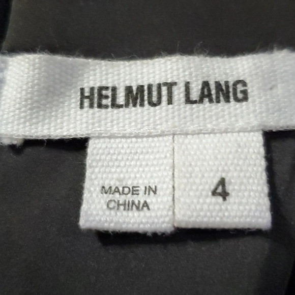 Helmut Lang cotton wool textured sleeveless black dress - Picture 10 of 12